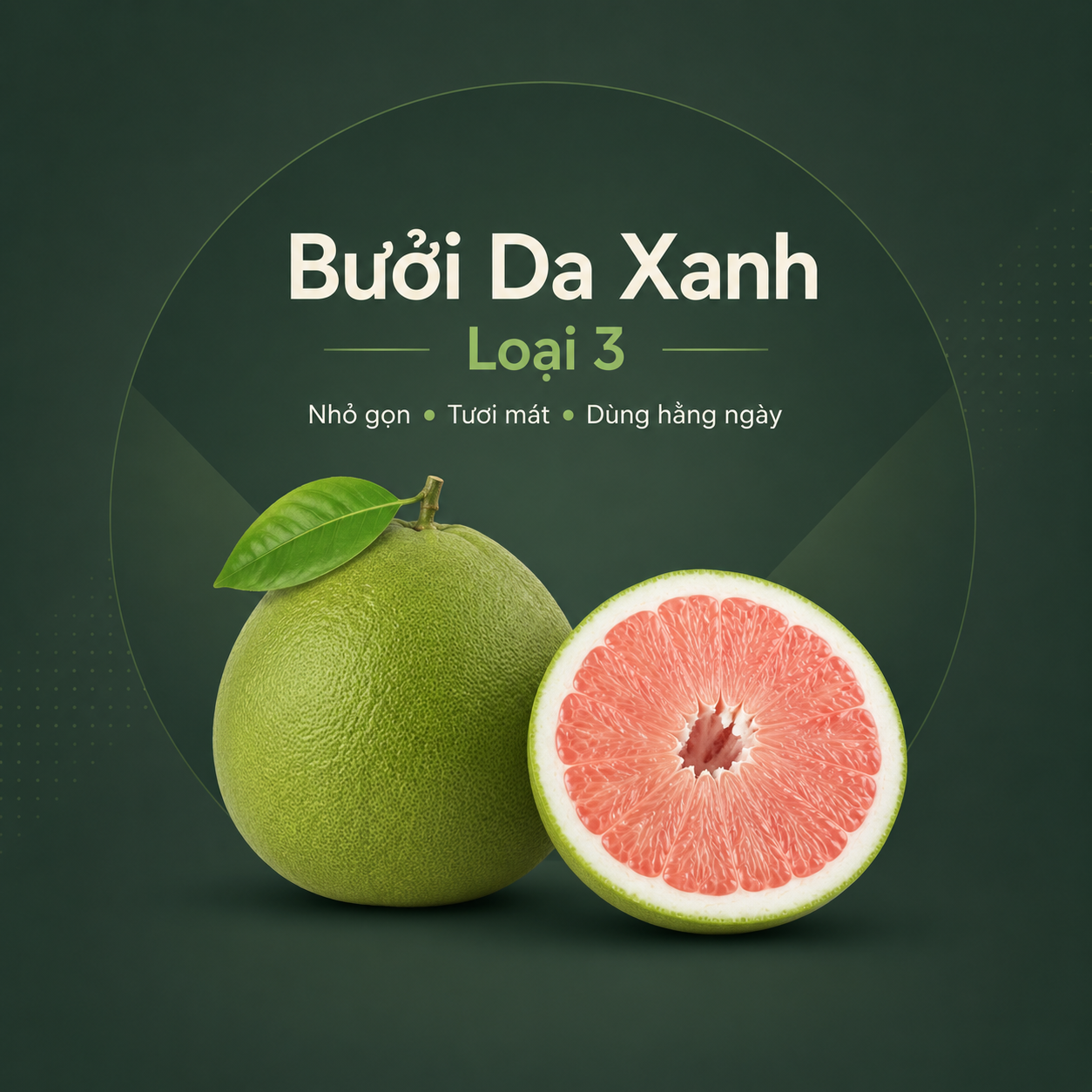 Bưởi da xanh - Loại 3